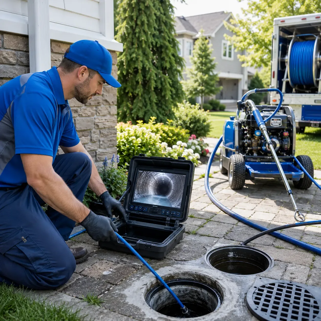Outdoor drain cleaning professionals serving Campbell, OH